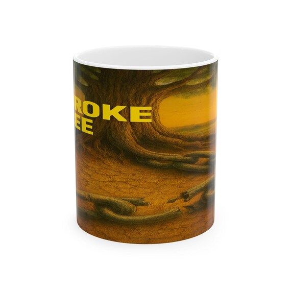 Sunset Tree with Chains mug | Ceramic Mug