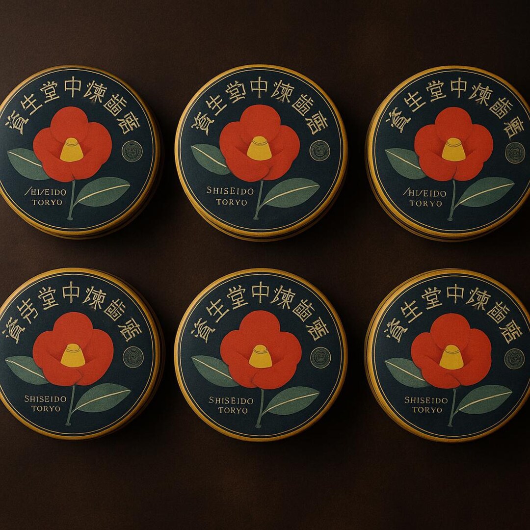 Pre-war SHISEIDO Toothpaste Tin Set of 6 – Vintage Japanese Retro ...
