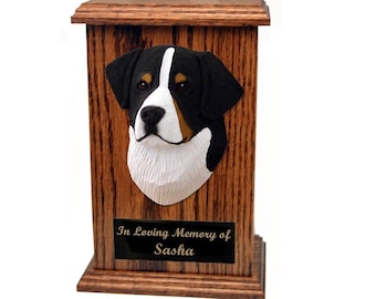 Bernese Mountain Dog Memorial Urn- Engraving Not Included