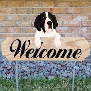 Pyrenean Mastiff Topper Garden Sign
