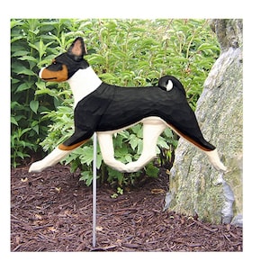 Basenji Garden Stake- Multiple Colors Available