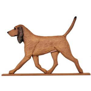 Redbone Coonhound DIG (Dog In Gait) Topper