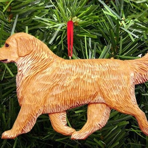 Golden Retriever Christmas Ornament- Multiple Colors Available