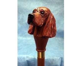 Irish Setter Walking Stick