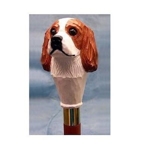 Cavalier King Charles Spaniel Decorative Walking Stick - Multiple Colors Available