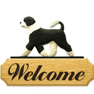 Portugese Water Dog  Welcome Stake Sign - Multiple Colors Available