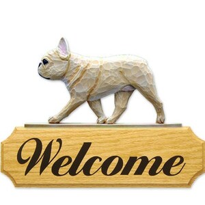 French Bulldog  Welcome Sign