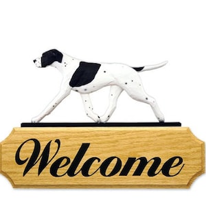 Cartello di benvenuto con scritta "DIG (Dog in Gait)" (cane in movimento) - Disponibile in vari colori