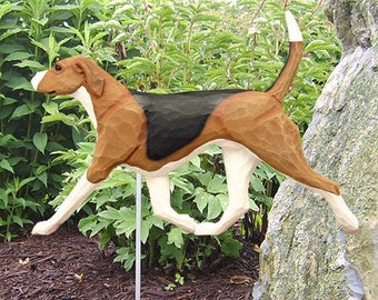 English Foxhound Garden Stake