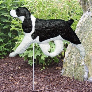 English Springer Spaniel Garden Stake - Multiple Colors Available