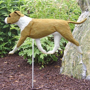 American Staffordshire Terrier Garden Stake - Multiple Colors Available