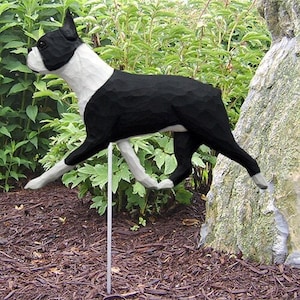 Boston Terrier Garden Stake - Multiple Colors Available