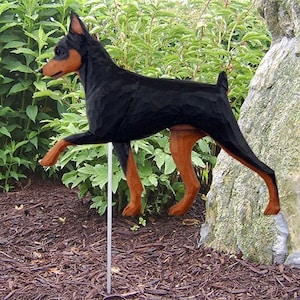 Miniature Pinscher Garden Stake - Multiple Colors Available