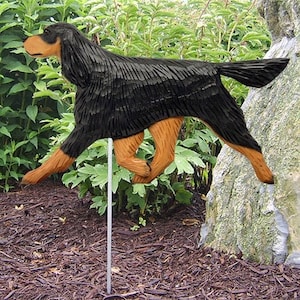 Gordon Setter Garden Stake