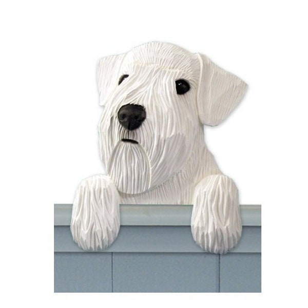 Sealyham Terrier Resin Door Topper or Shelf Sitter