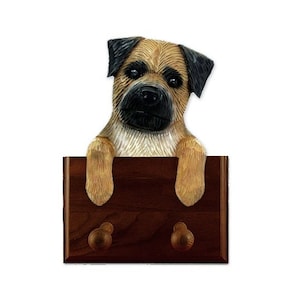 Border Terrier Leash Holder - Multiple Colors Available