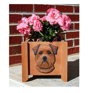 Norfolk Terrier Planter Box