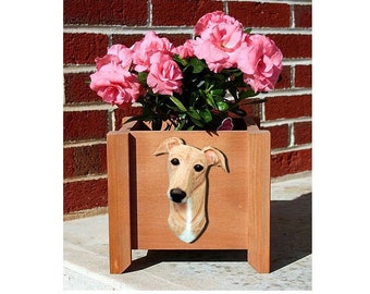 Greyhound Planter Box - Multiple Colors Available