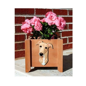 Greyhound Planter Box - Multiple Colors Available