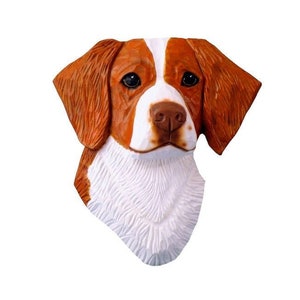 Brittany Spaniel Head Study Wall Hanging
