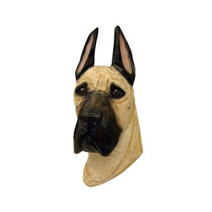 Great Dane Head Study Wall Hanging
