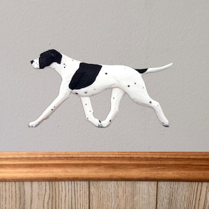 English Pointer DIG (Dog in Gait) Wall Art - Multiple Colors Available