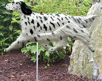 English Setter Garden Stake - Multiple Colors Available