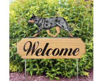 Australian Cattle Dog DIG (Dog in Gait) Welcome Stake - Multiple Colors Available