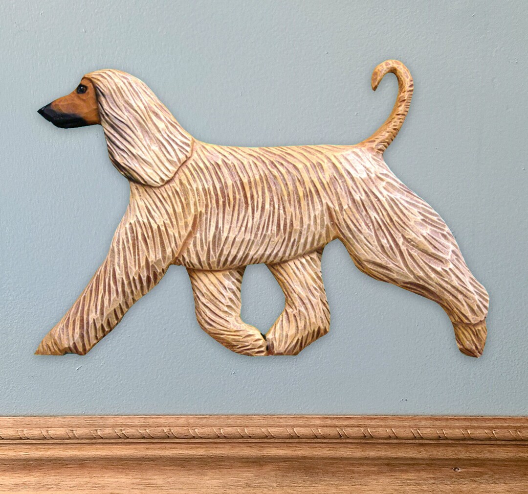 アフガンハウンドDIG壁彫刻 - 複数の色をご用意 - Etsy 日本