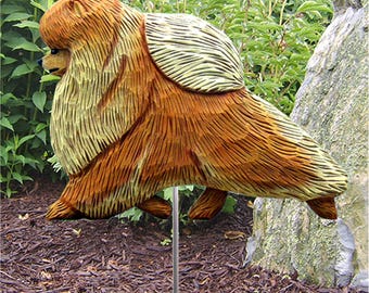 Pomeranian Garden Stake- Multiple Colors Available
