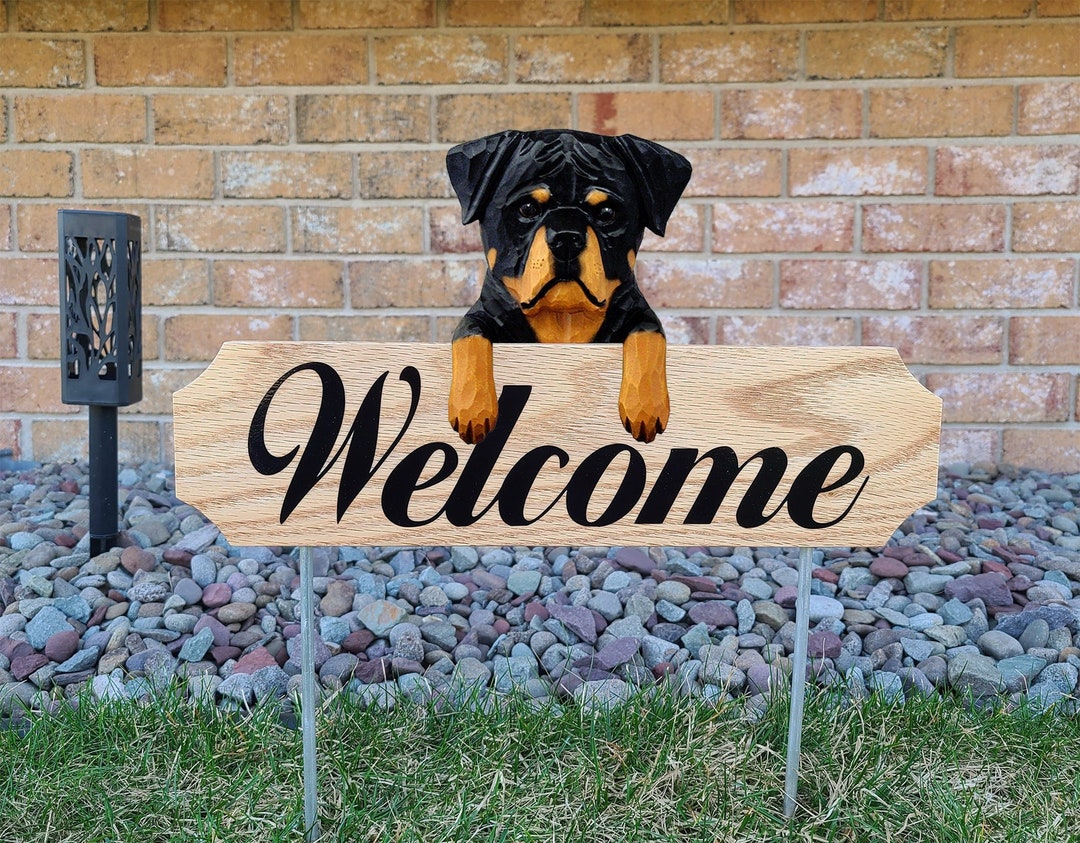 Starting Soon Rottweiler Sign Rottweiler Topper Garden Sign - Etsy