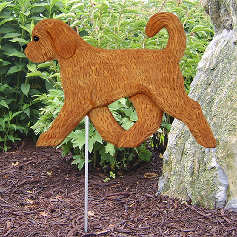 Goldendoodle Garden Stake - Multiple Colors Available - Etsy