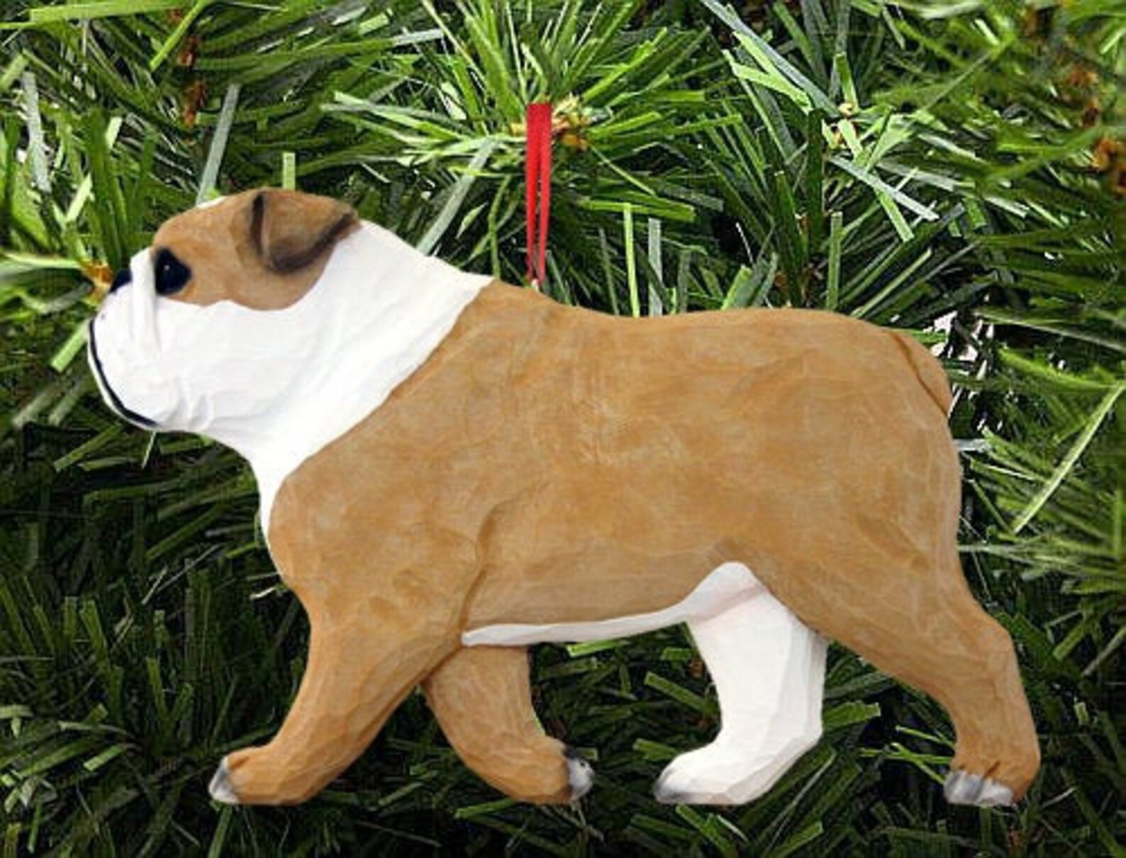 English Bulldog Christmas Ornament Multiple Colors Available Etsy