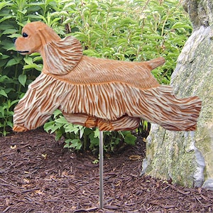 Cocker Spaniel Garden Stake - Multiple Colors Available