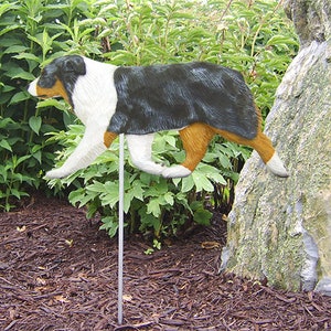 Australian Shepherd Garden Stake- Multiple Colors Available