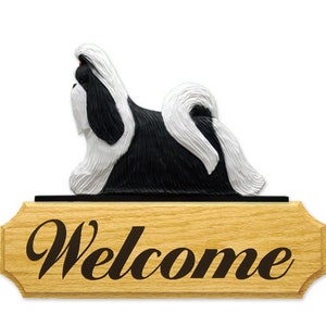Shih Tzu  Welcome Sign