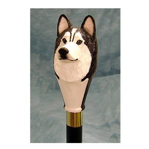 Alaskan Malamute Walking Stick - Multiple Colors Available
