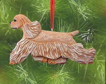 Cocker Spaniel Christmas Ornament - Multiple Colors Available