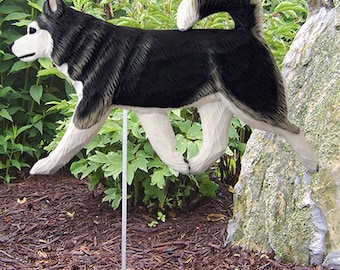 Alaskan Malamute Garden Stake - Multiple Colors Available