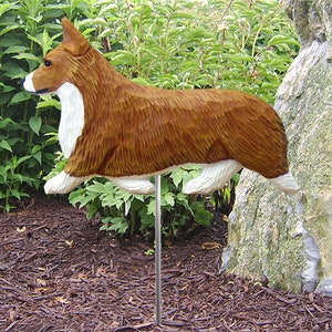 Pembroke Welsh Corgi Garden Stake - Multiple Colors Available