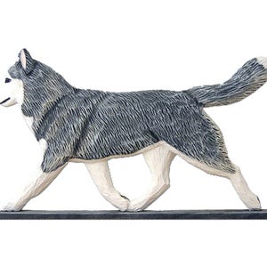 Copripiumino DIG (cane in andatura) Siberian Husky - Disponibili in più colori Grey