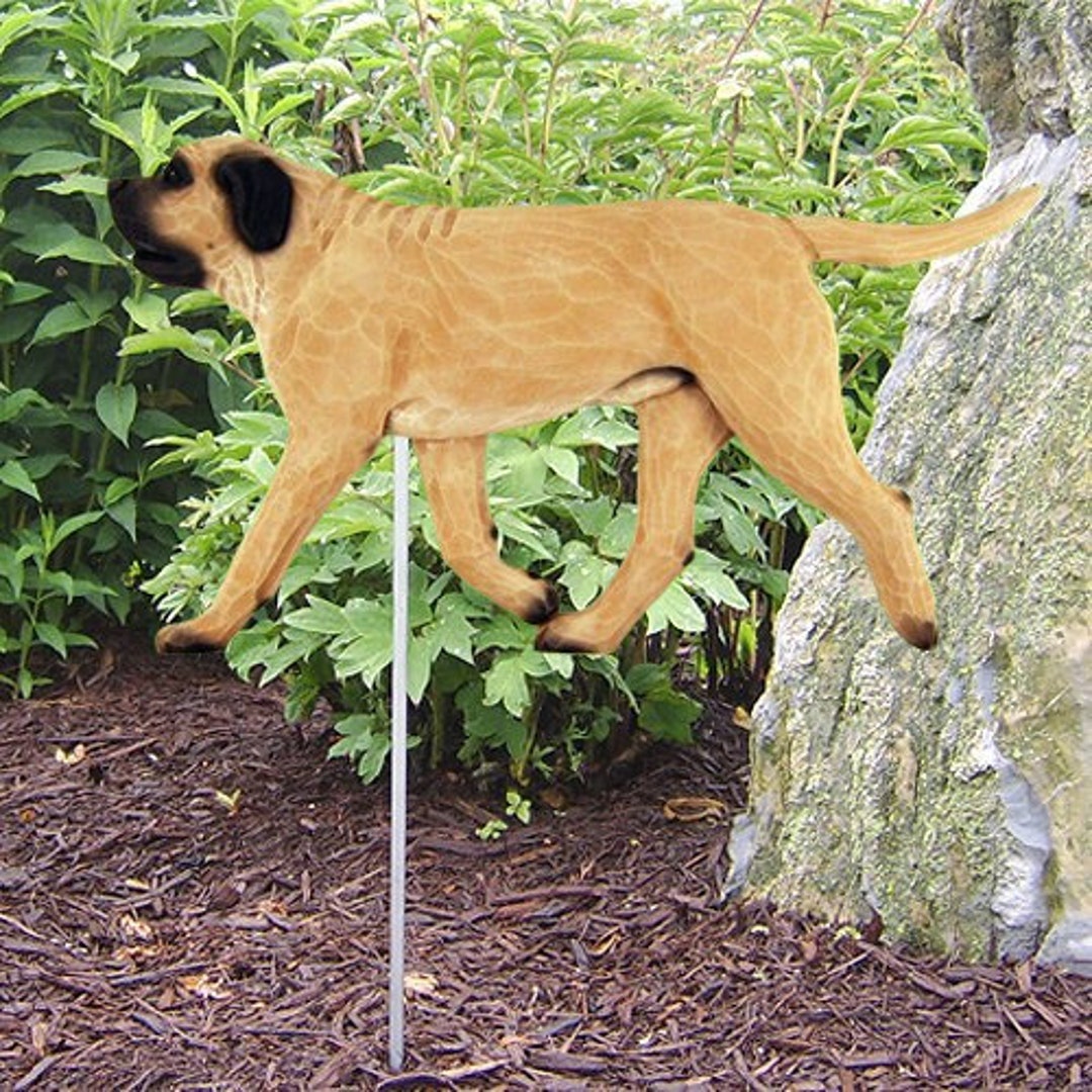 Mastiff Garden Stake Multiple Colors Available