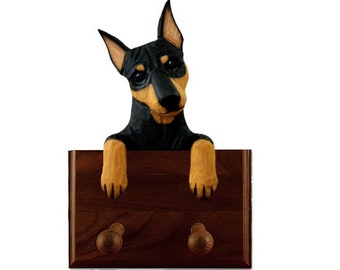 Soporte de correa Pinscher miniatura - Múltiples colores disponibles