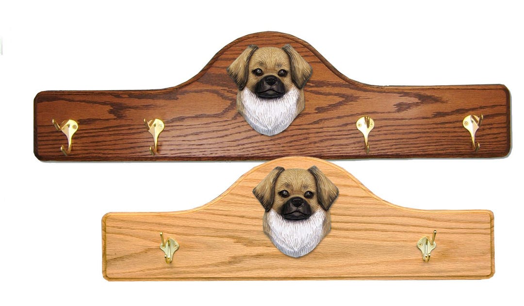 Tibetan Spaniel Coat Rack - Solid Oak - Multiple Colors Available - Etsy