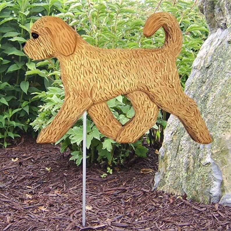 Goldendoodle Garden Stake - Multiple Colors Available - Etsy