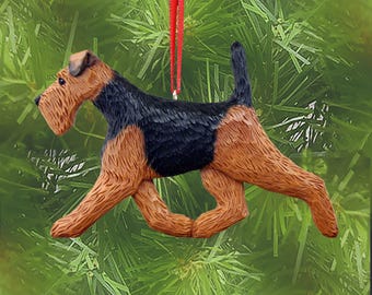 Welsh Terrier DIG (Dog in Gait) Ornament