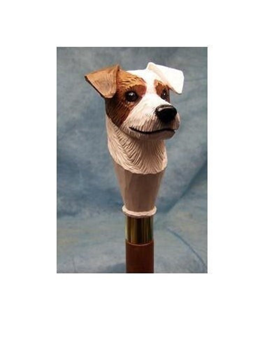 Jack Russell Terrier (rough) Walking Stick - Multiple Colors