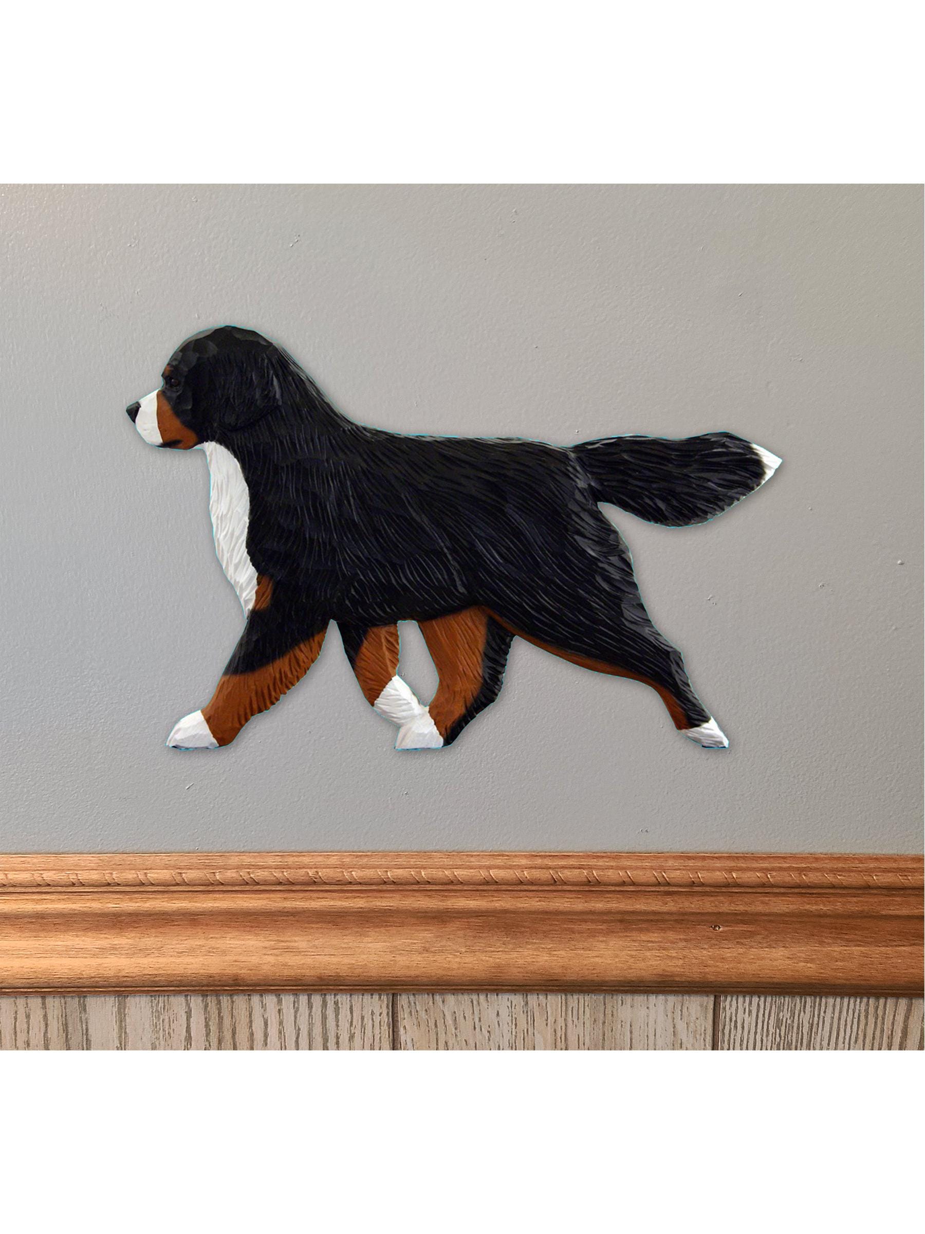 バーニーズ・マウンテン・ドッグ DIG（犬歩き）ウォールアート - Etsy 日本
