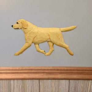 Labrador Retriever DIG Wall Sculpture - Multiple Colors Available