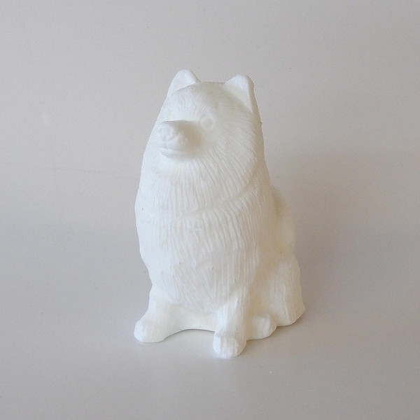 Pomeranian (unpainted) Paint-It-Yourself Figurine